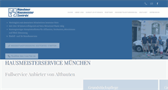 Desktop Screenshot of hausmeisterzentrale.de